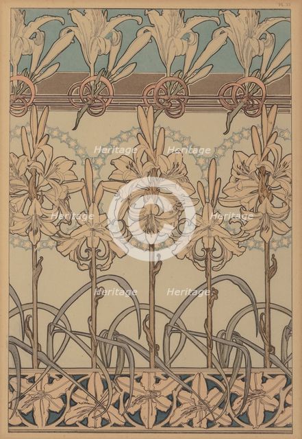 Textile design, c. 1900.