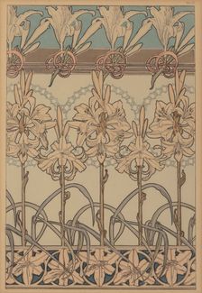 Textile design, c. 1900