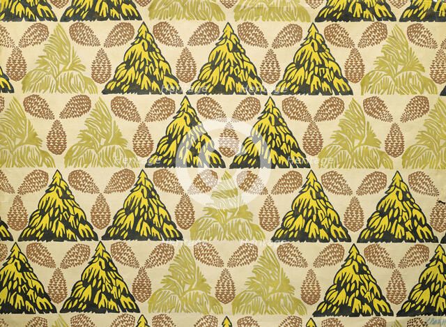 Textile design, Early 20th cen.. Creator: Bakst, Léon (1866-1924).