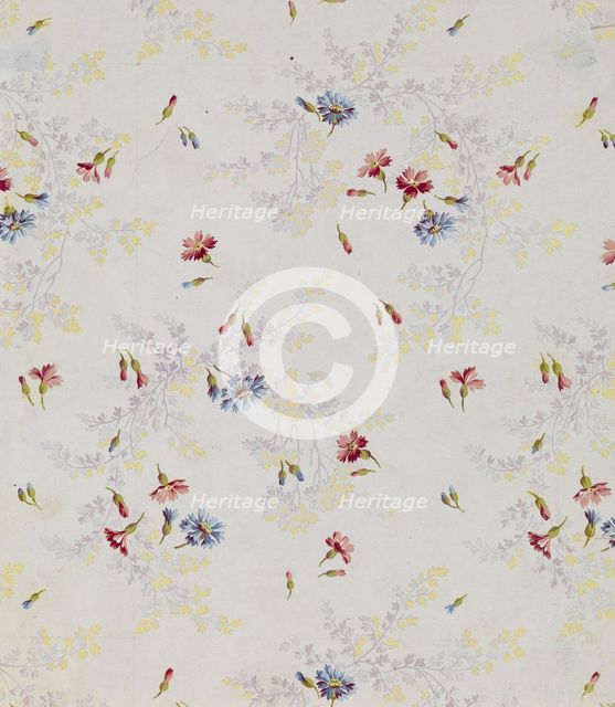 Textile Design For the Trekhgornaya Manufaktura, 1912. Artist: Anonymous  