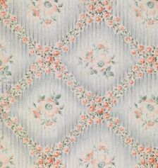 Textile Design For the Trekhgornaya Manufaktura, 1912. Artist: Anonymous