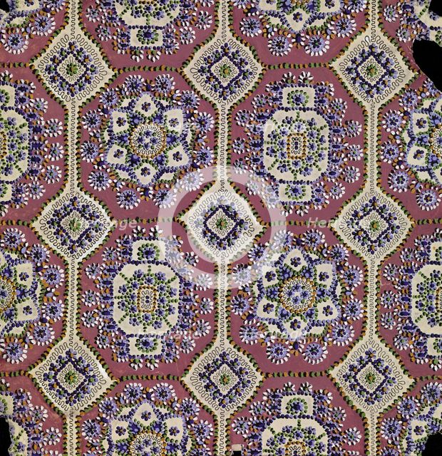 Textile Design For the Trekhgornaya Manufaktura, 1918. Artist: Anonymous  