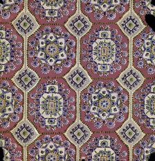 Textile Design For the Trekhgornaya Manufaktura, 1918. Artist: Anonymous