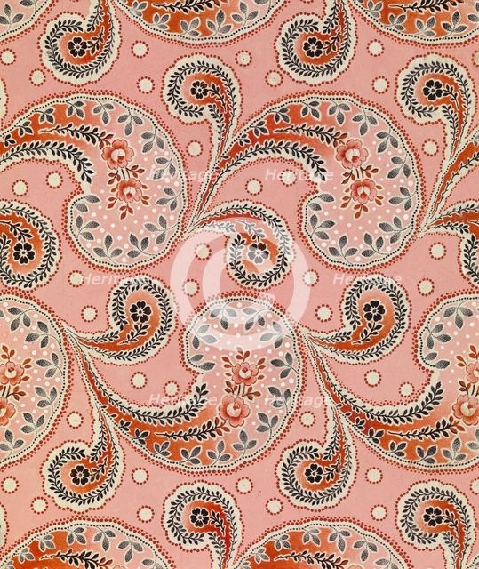 Textile Design For the Trekhgornaya Manufaktura, 1918. Artist: Anonymous  