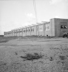 Textile factory built by Work Projects Administration (WPA), Brookhaven, Mississippi, 1936. Creator: Dorothea Lange