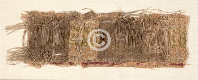 Textile Fragment, 13th century. Creator: Unknown.