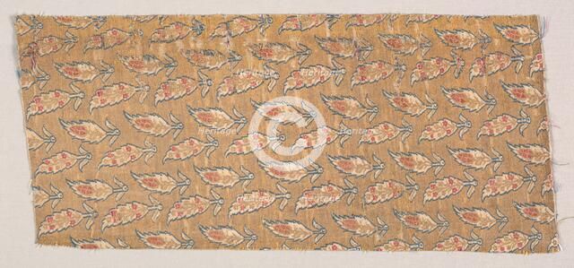 Textile Fragment, 17th century. Creator: Unknown.