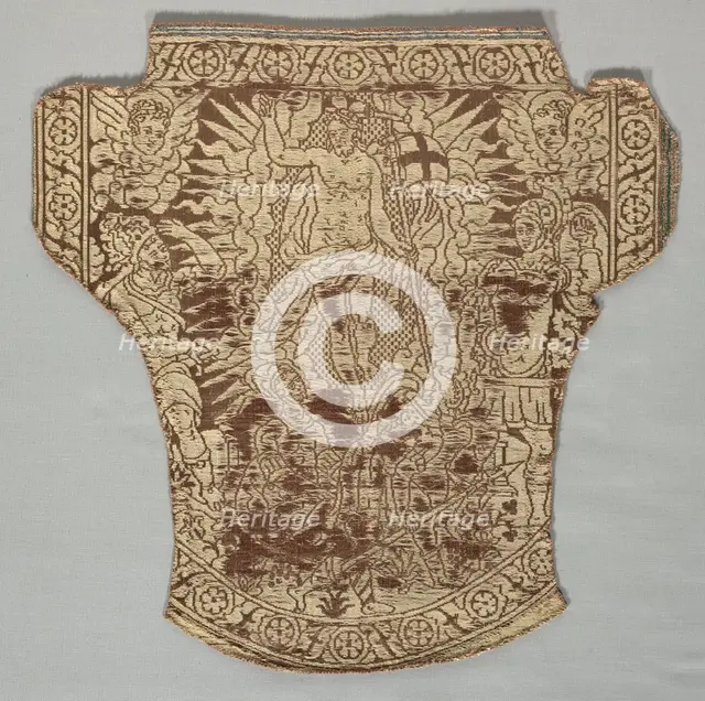 Textile Fragment, 1450-1499. Creator: Unknown.