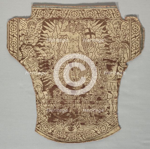 Textile Fragment, 1450-1499. Creator: Unknown.