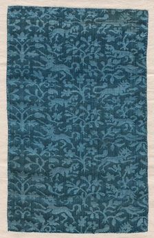 Textile Fragment, 1500s - 1600s. Creator: Unknown