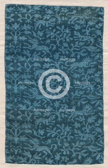 Textile Fragment, 1500s - 1600s. Creator: Unknown.