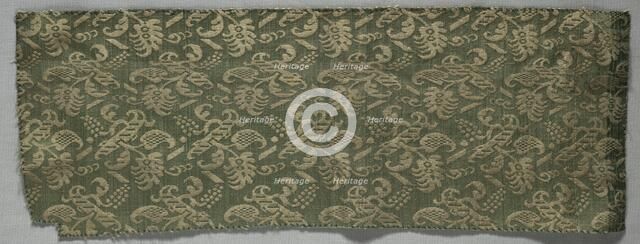 Textile Fragment, 1500s - 1600s. Creator: Unknown.