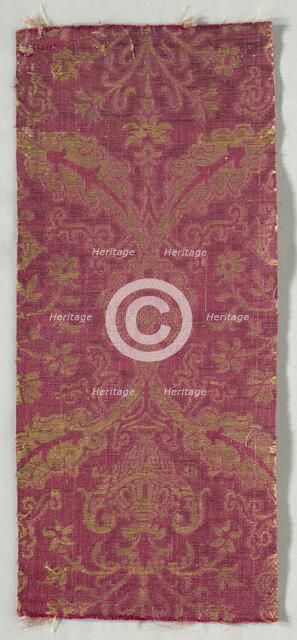Textile Fragment, 1550-1599. Creator: Unknown.