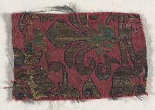 Textile Fragment, 15th century. Creator: Unknown