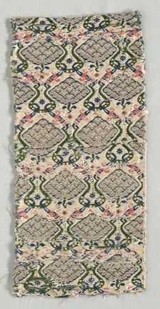 Textile Fragment, 1600s. Creator: Unknown