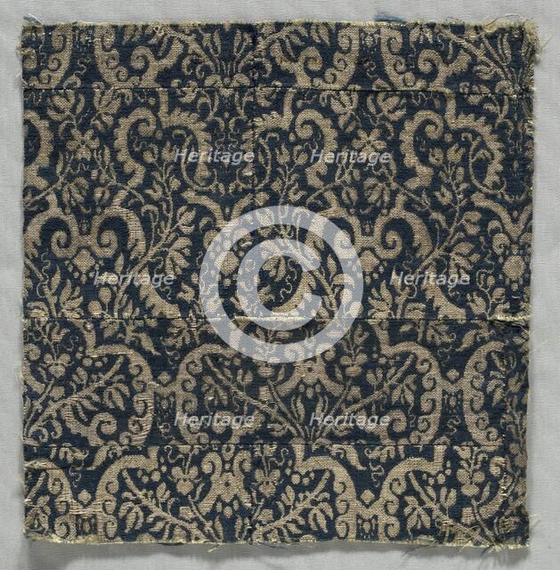 Textile Fragment, 1600s. Creator: Unknown.