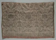 Textile Fragment, 1600s. Creator: Unknown