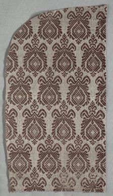 Textile Fragment, 1600s. Creator: Unknown