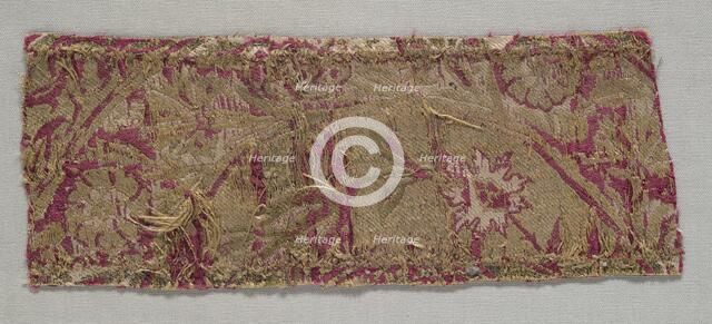Textile Fragment , 16th century. Creator: Unknown.