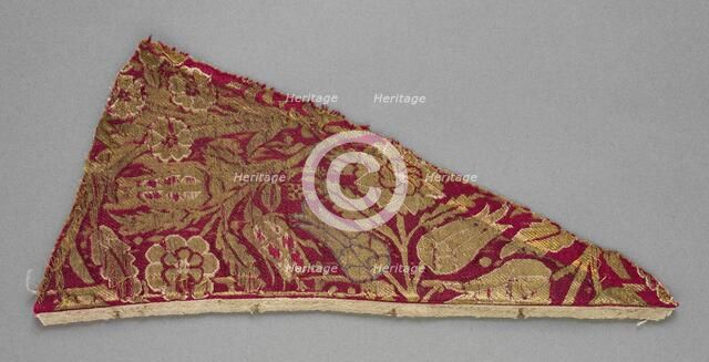 Textile Fragment, 16th century. Creator: Unknown.