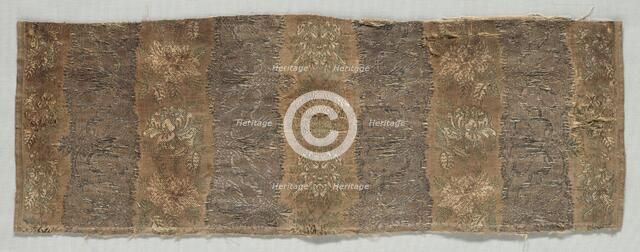 Textile Fragment, 1700s. Creator: Unknown.