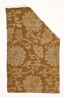 Textile Fragment, 1700s. Creator: Unknown
