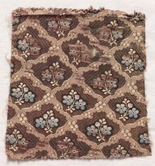 Textile Fragment, 1774-1793. Creator: Unknown