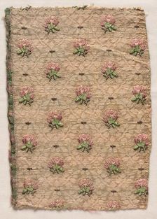 Textile Fragment, 1774-1793. Creator: Unknown