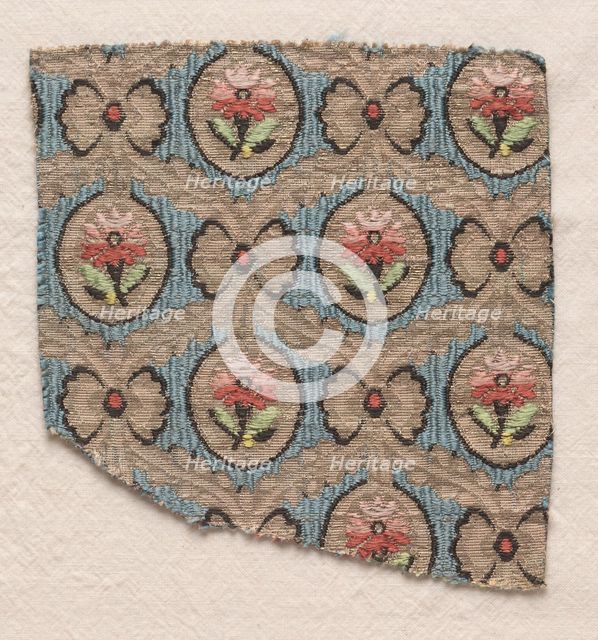 Textile Fragment, 1774-1793. Creator: Unknown.