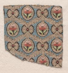 Textile Fragment, 1774-1793. Creator: Unknown