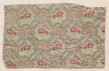 Textile Fragment, 1774-1793. Creator: Unknown