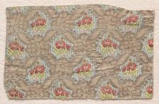 Textile Fragment, 1774-1793. Creator: Unknown
