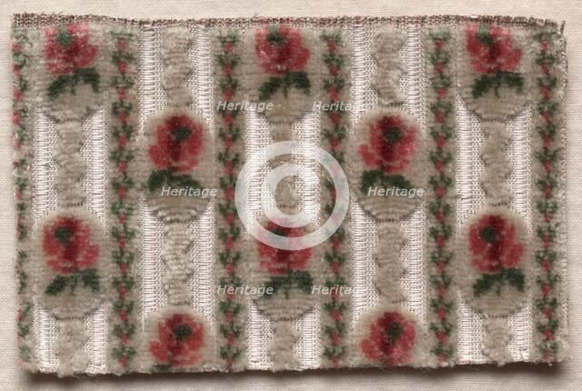 Textile Fragment, 1774-1793. Creator: Unknown.