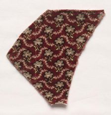 Textile Fragment, 1774-1793. Creator: Unknown