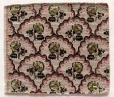 Textile Fragment, 1774-1793. Creator: Unknown