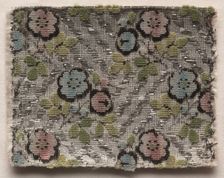 Textile Fragment, 1774-1793. Creator: Unknown