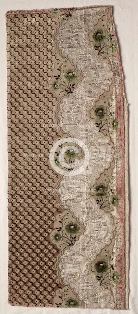 Textile Fragment, 1774-1793. Creator: Unknown.
