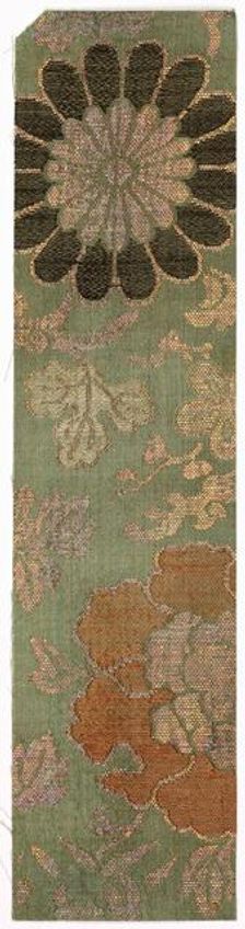 Textile Fragment, 1800s. Creator: Unknown