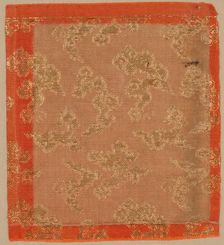 Textile Fragment, 1800s. Creator: Unknown