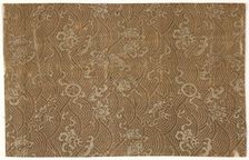 Textile Fragment, 1800s. Creator: Unknown