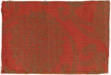 Textile Fragment, 1800s. Creator: Unknown