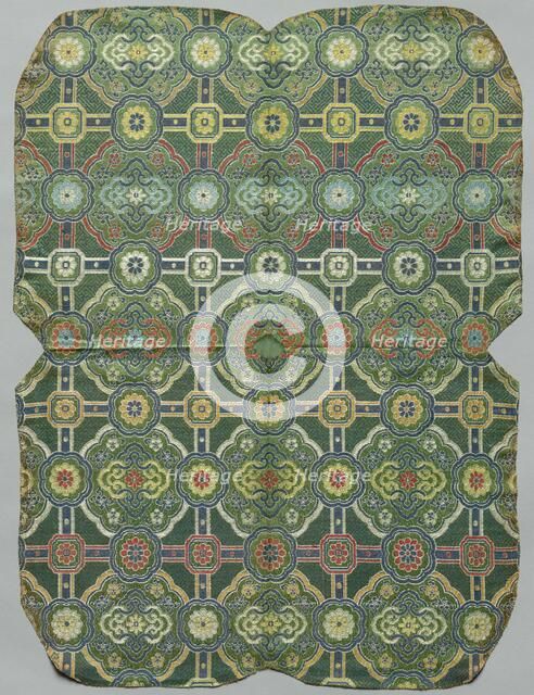 Textile Fragment, 1800s. Creator: Unknown.