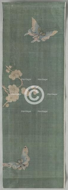 Textile Fragment, 1800s. Creator: Unknown.