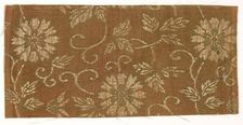 Textile Fragment, 1800s. Creator: Unknown