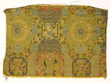 Textile Fragment, 1800s. Creator: Unknown