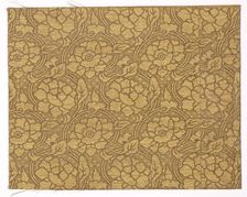 Textile Fragment, 1800s. Creator: Unknown