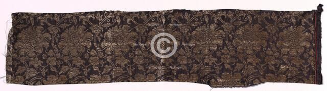 Textile Fragment, 1800s. Creator: Unknown.