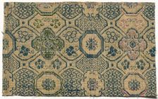 Textile Fragment, 1800s - early 1900s. Creator: Unknown