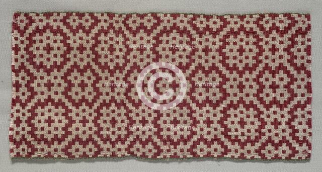 Textile Fragment, 19th century. Creator: Unknown.