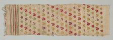 Textile Fragment, 19th century. Creator: Unknown